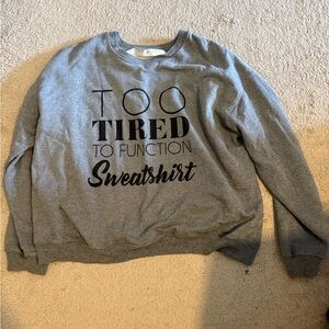 Wound Up Heather Gray Sweatshirt